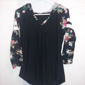 Floral Long Sleeves blouse size S